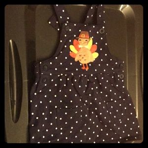 Holiday overall dress